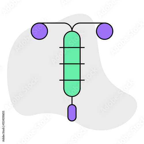 Tapon single icon vector illustration