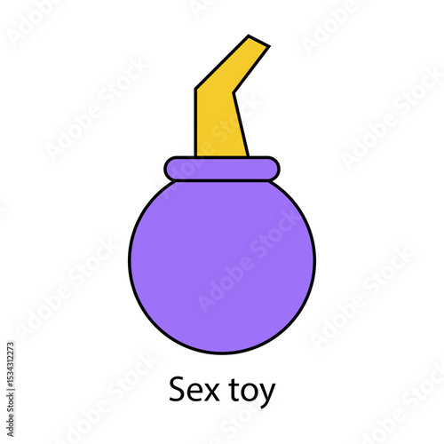 Sex toy single icon vector illustration