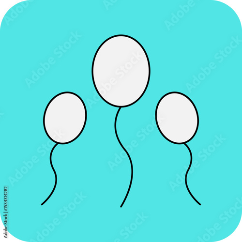 Sperm single icon vector illustration