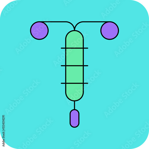 Tapon single icon vector illustration