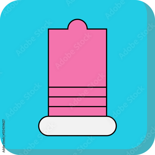 Condoms single icon vector illustration