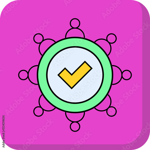 Connections single icon vector illustration