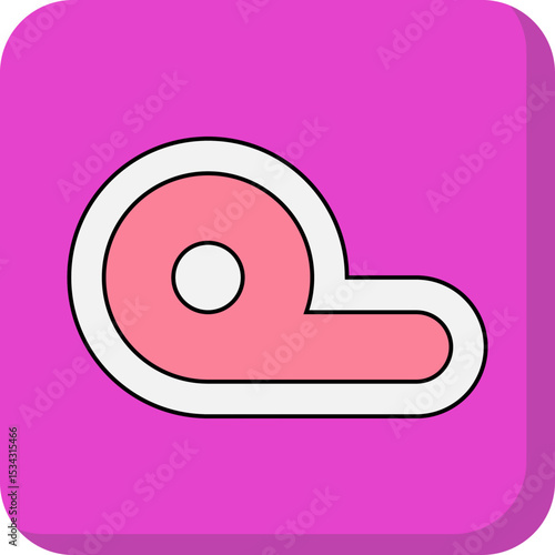 Mutton single icon vector illustration