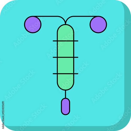 Tapon single icon vector illustration