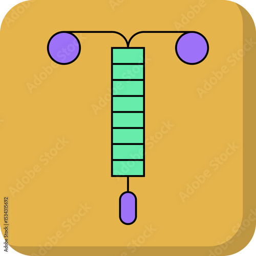 Tapons single icon vector illustration