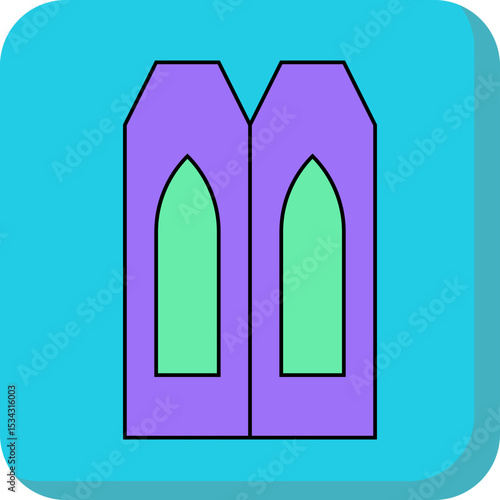 Bullets single icon vector illustration