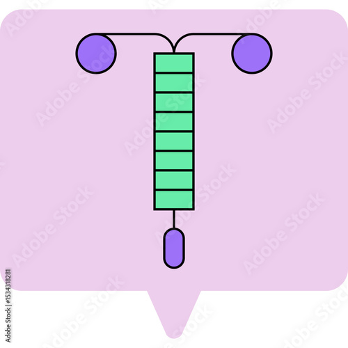 Tapons single icon vector illustration