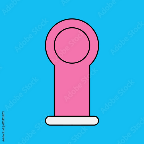 Dildos single icon vector illustration