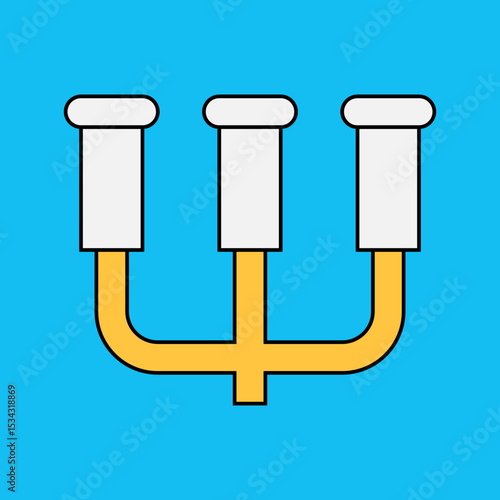 Milk extractor single icon vector illustration