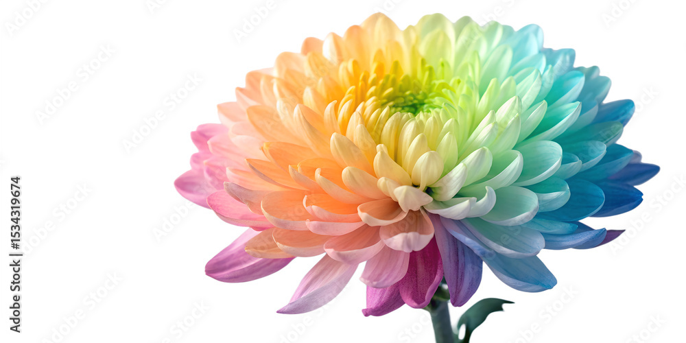 Obraz premium dahlia flower isolated on Transparent Background