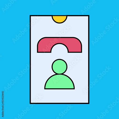 Call single icon vector illustration