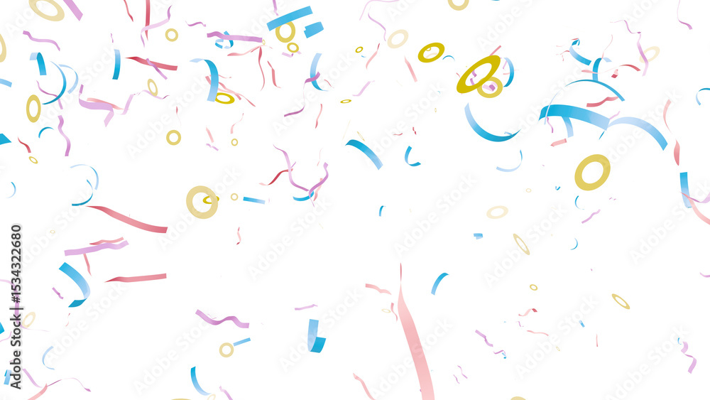 Confetti PNG , colorful Paper Confetti , Isolated on White Background. 3d Render Transparent Confetti. Confetti PNG , colorful Paper Confetti , Isolated on White Background. 3d Render Transparent Confetti.