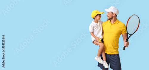 Little boy and his trainer ...