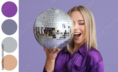 Beautiful young woman with ...