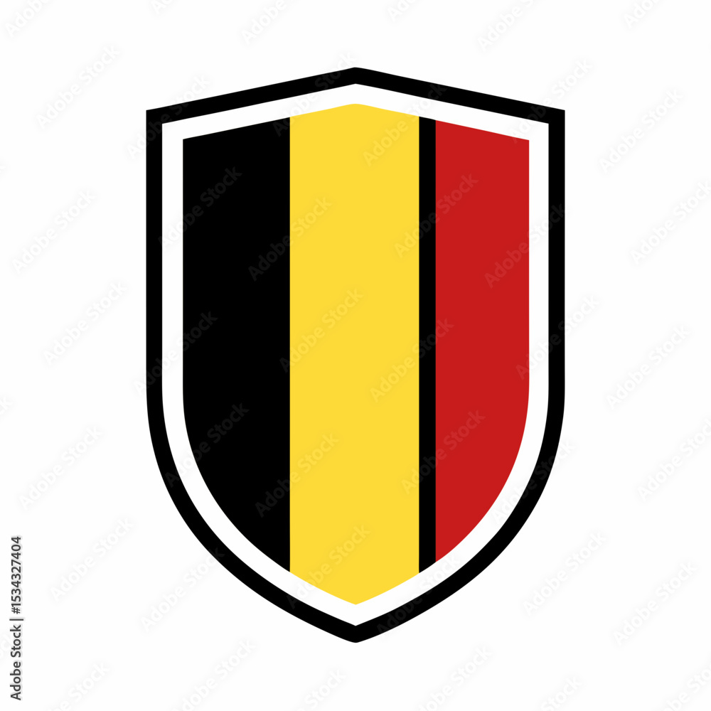 Fototapeta premium belgium flag icon