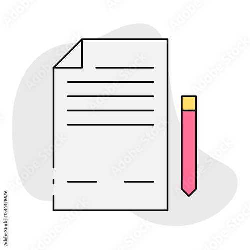 Edit single icon vector illustration