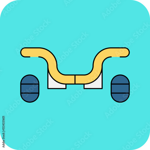 Handle single icon vector illustration