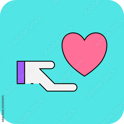 Love single icon vector illustration