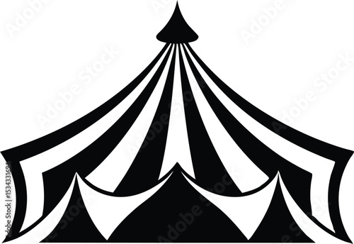circus tent vector illustration