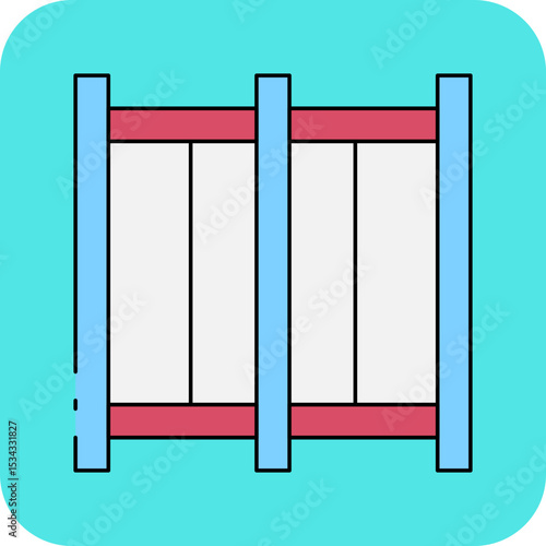 Roads single icon vector illustration