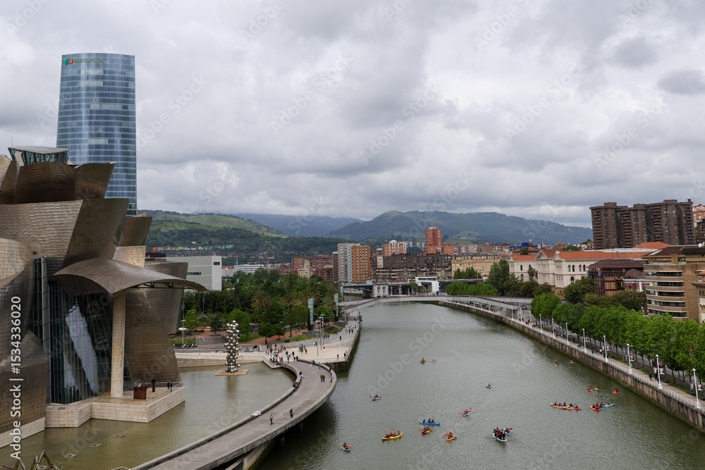 Obraz premium la città di Bilbao