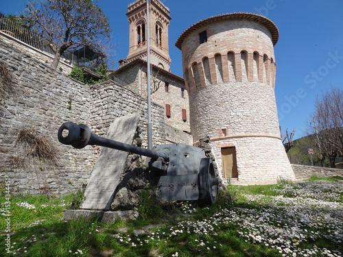 Armored Tank Memorial Fortress World War Italy