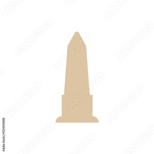 Monument icon symbol. Vector design elements 