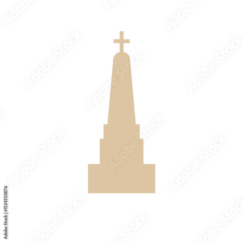 Monument icon symbol. Vector design elements 