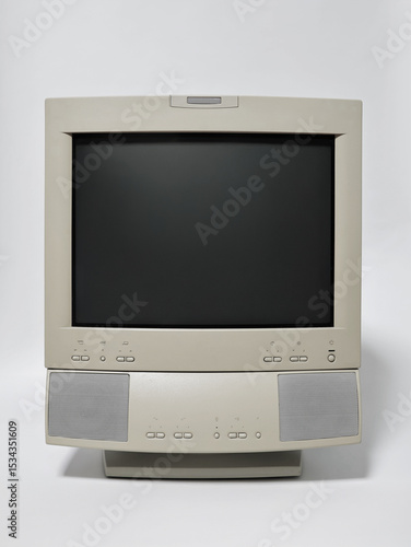 클래식 브라운관 모니터, crt 모니
