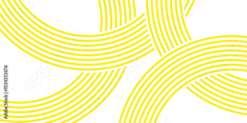 Pasta background, spaghetti abstract geometric pattern. Macaroni yellow poster.