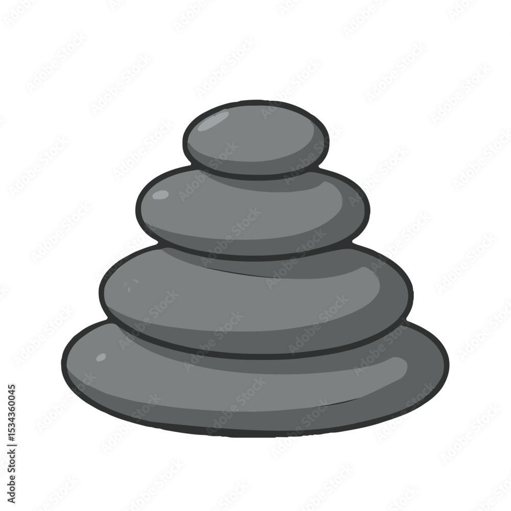 black stones isolated on white background black stones isolated on white background