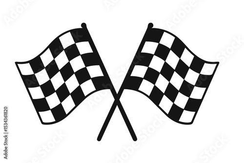 The goal has been reached by vector checkered flags, which are gradient free