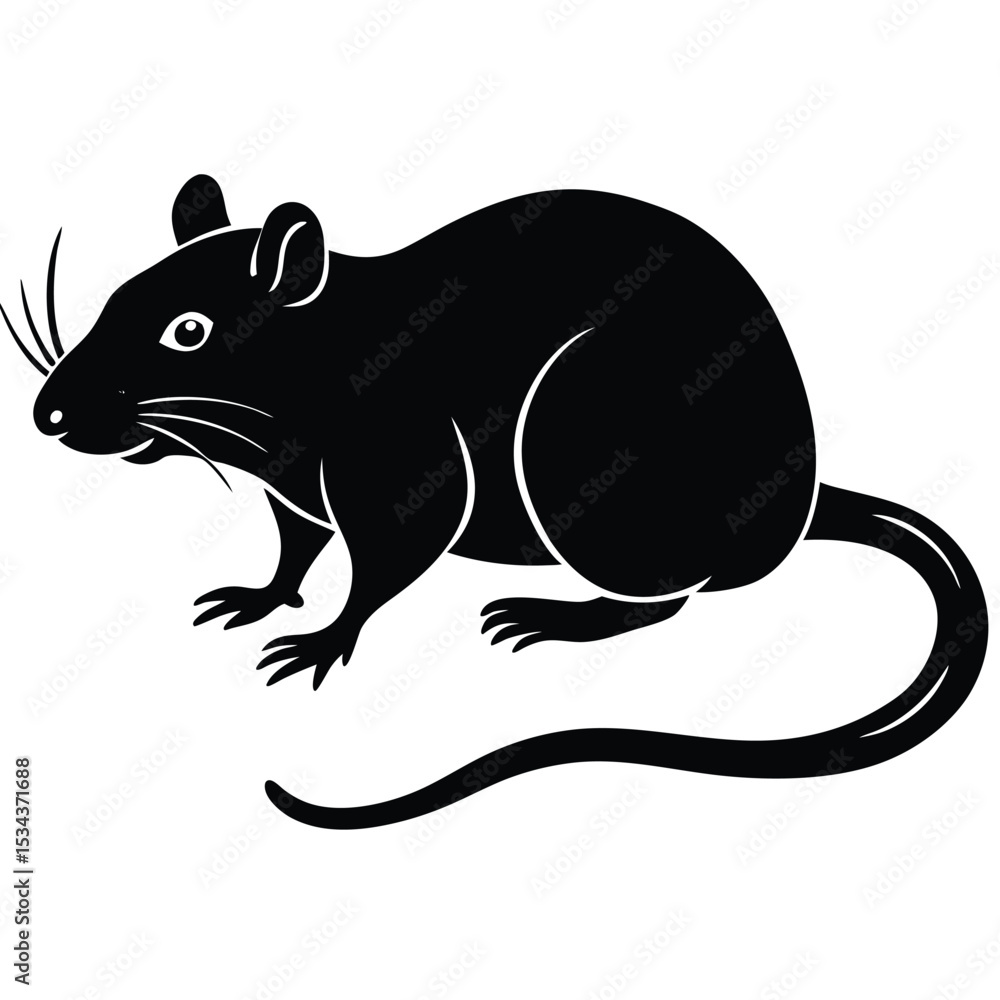 Obraz premium rat vector Illustrator 
