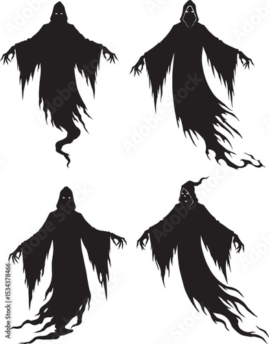 Wailing Specter icon vector illustration