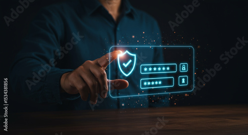 The concept of document safety and security protection system.