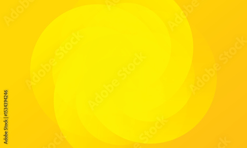 Yellow gradient abstract background. Circle radial shapes composition Space. suitable for background, landing page, wallpaper, home screen, theme. vector eps 10