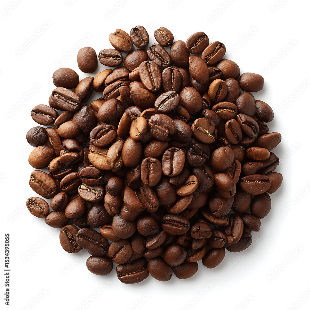 Fototapeta premium Roasted Coffee Beans Aromatic, Rich, and Ready to Brew