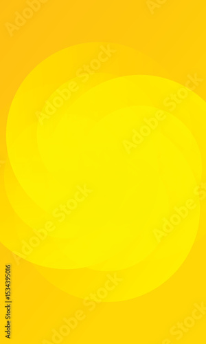 Yellow gradient abstract background. Circle radial shapes composition Space. suitable for background, landing page, wallpaper, home screen, theme. vector eps 10
