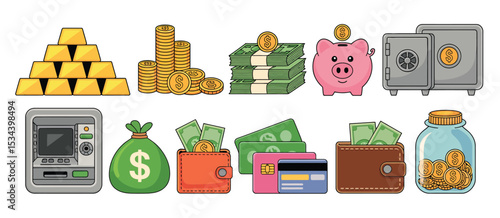 Various methods of saving and investing money