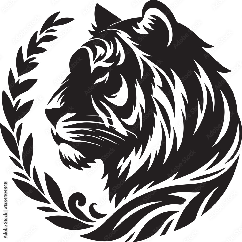 Fototapeta premium tiger vector