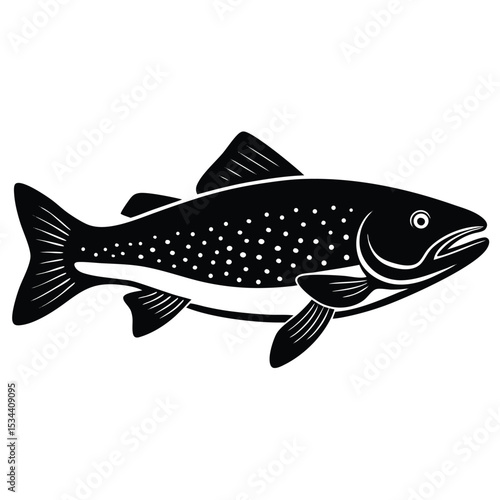 trout vector fish