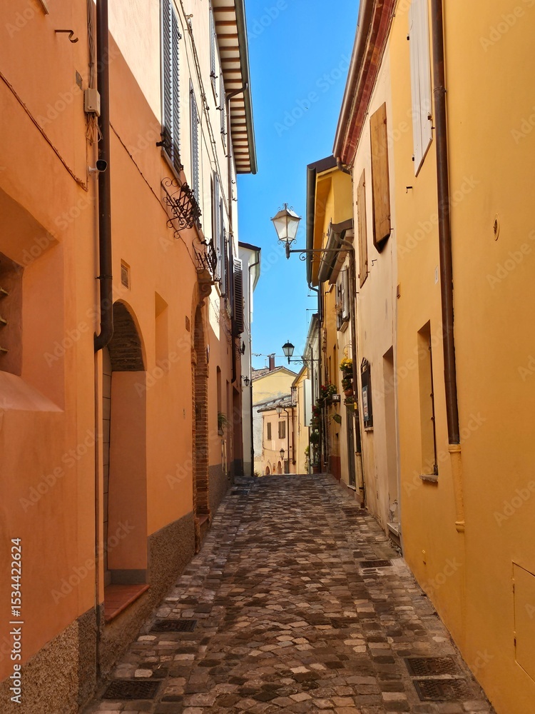 Fototapeta premium Santarcangelo di Romagna, Italien