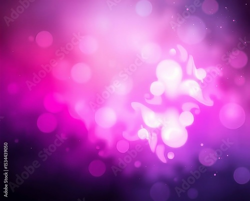 Eco-Friendly Cosmic Art: Vibrant Gradient Designs with Glowing Bokeh and Sparkling Particles for a Sustainable Digital Aesthetic