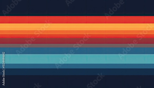 Horizontal striped graphic design