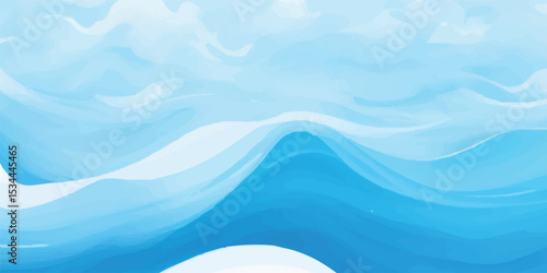 Abstract Aquamarine Ocean Wave Layer with White Water Streaks – Soft Background for Modern Web Design and Presentations. Abstract Texture for Clean Layouts and Banner Design
