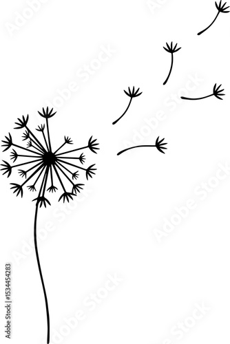 Dandelion Vector EPS Design