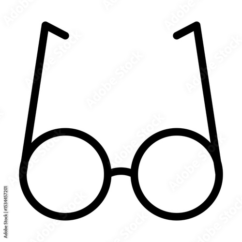 glasses line icon