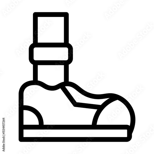 prothesis line icon