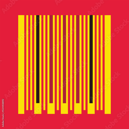 bar code pattern design vector art