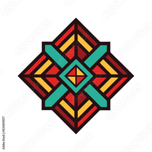 geometric pattern design vector art